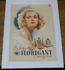 Antique   Vintage Dr  Sutter s Florigant Erzeugnisse Advertisement On Linen