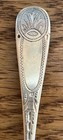 American Coin Silver Engraved Demitasse Spoon P L Krider Philadelphia 1850-1855