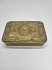 Wwi Princess Mary Brass Christmas Tin 1914     British Troops Gift Box     Antique