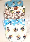 5 Handmade Absorbent  Infant Baby Bibs  - Boy Bibs
