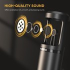 Condenser Microphone  Cardioid Studio Condenser Recording Mic With 3 5mm Xlr    