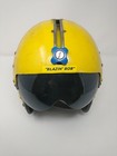 Vietnam   Cold War Era Pilot Flight Helmet Mask 1960s Painted Named Blazin  Bob