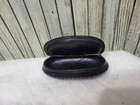 Antique Georgian Black Lacquer Papier Mache Shell Shaped Snuff Box C1800 