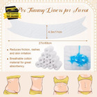 10 Pcs Tummy Liners For Sweat Rash Cotton Under Belly Sweat Liners Plus Size Und