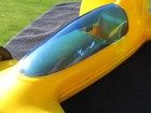 Vintage 1970 s Cox Shrike Yellow Gas Powered Tether Car