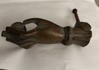 Antique Brass Victorian Ladies Hand Door Knocker