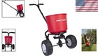 High-performance 40lb Fertilizer Spreader - Rust-proof Design  All Terrain Ready