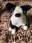 Realistic Handmade Crochet Boston Terrier  Black   White