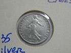 1916 France 50 Centimes  835 Silver Coin