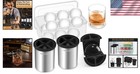 Crystal Clear Ice Ball Maker - 2 5  Stainless Steel Molds With Easy Demolding