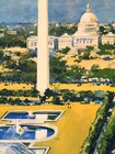 1930s Washington Dc Vintage Style Railroad Train Travel Poster - 16x24