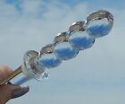 Vintage Crystal Fancy Art Deco Clear Glass Bar Decanter Wine Bottle Stopper Only