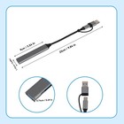 3-port Usb-c Hub  Usb Splitter Multiport Adapter For Laptop Compact   Portable