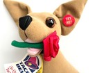 Taco Bell Dog Valentines Day Rose Medium Super Rare Collectible Plush With Tag