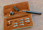 Vintage German Calligraphy Fountain Technical Pen Set Markant