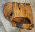 2 Vintage J c  Higgins Model 1642   1637 Bob Feller Baseball Gloves