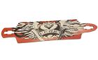 Rayne Hellcat Longboard Skateboard Deck Red Black Heart Crown Wings Rare 2009