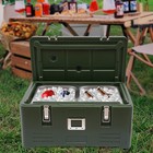 31 7 Qt Food Wamer Colder Insulated Food Pan Carrier W  2 Pans Catering Dish Box