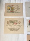Antique Vintage 14 Lot Ephemera Christmas Holiday Greeting Cards   No Envelopes