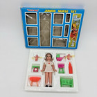 Vtg 1960s Junior Nurse Set Blue Box 7  Doll Accessories Hong Kong Toy Baby Read