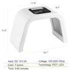 7 Color Led Light Therapy Pdt Anti-aging Facial Skin Rejuvenation Beauty Machine