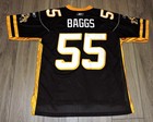 Hamilton Tiger-cats Stevie Baggs Jr  2010-11 Black Reebok Cfl Jersey Size Xl 
