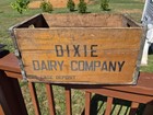 Dixie Dairy Vintage Milk Crate