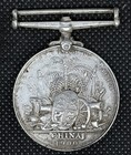British India China Silver Medal To 1414 Pte Hussainullah Shah 31 Burma Li Infy
