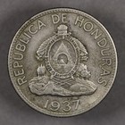1937 Honduras Silver 1 Lempira