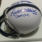 Lenny Moore   Lydell Mitchell  Penn State Signed Autographed Mini Helmet Jsa Coa