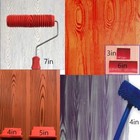 Wood Graining Tool Set 6pcs 7 Fake Wood Grain Roller Painting Tool With Hand