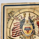 American Expeditionary Forces In France Wwi 1918 Easter Card U s  Army Ymca