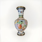 Antique Chinese Cloisonne Enamel Vase 11  Late Qing Republic Scholar Objects