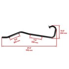 Caltric Exhaust Pipe For Kawasaki Brute Force 750 Kvf750 4x4 2005-2011 180880379
