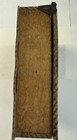Antique Embellished Pyrography Burnt Wood  wizard  Box Trinkets Box