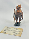 Vintage Ralph E Thayer Wood Carved Dog  dawg  Army Rifleman Soldier Hunter Hound