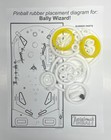 1975 Bally Wizard Pinball Machine Maintenance Tune Up Kit