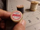 Vtg Wood Thread Spools   3 Coats   Clark  1 New   1 J P Coats  1 Belding