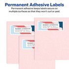 Easy Peel Printable Address Labels With Sure Feed 1  X 2-5 8  White 300 Blank   