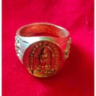 Ring Luang Pho Toh Buddha Wat Pa Lelai Temple Talisman Thai Amulet  size 8 