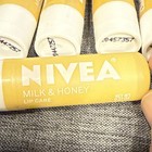 Lot Of 5 Nivea Milk   Honey Lip Care Balm New   Sealed 0 17 Oz Full Size Bundle