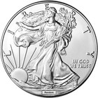 Random Date American Silver Eagle  1 Oz   1 - 1 Roll Of 20 Bu Coins In Mint Tube