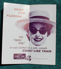 1962 Atlantic Coast Line Railroad Timetable Acl Railway Train Florida Georgia