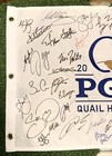 2025 Pga Championship Field Signed Flag - 48 Autographs Morikawa Xander Spieth