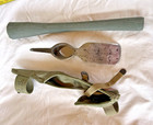 Original Wwii Plumb Military Us Army 1944 Pick Axe Mattock W canvas Carrier