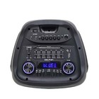 Dolphin Sp-1270rbt Dual 12  Premium Karaoke Party Bluetooth Speaker Led Display