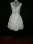 Alfred Angelo Perfect Wedding Dress 8 Short White Satin Off Shoulder Crystals