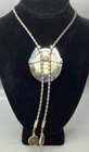 1922 Peace Dollar Bolo Tie With Two Mercury Dimes