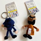 Lupin The Third Jigen   Zenigata Keychain Set 1996 Unused Anime Prize