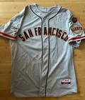 Matt Cain 2015 San Francisco Giants Road Game Used Jersey Mlb Authentication